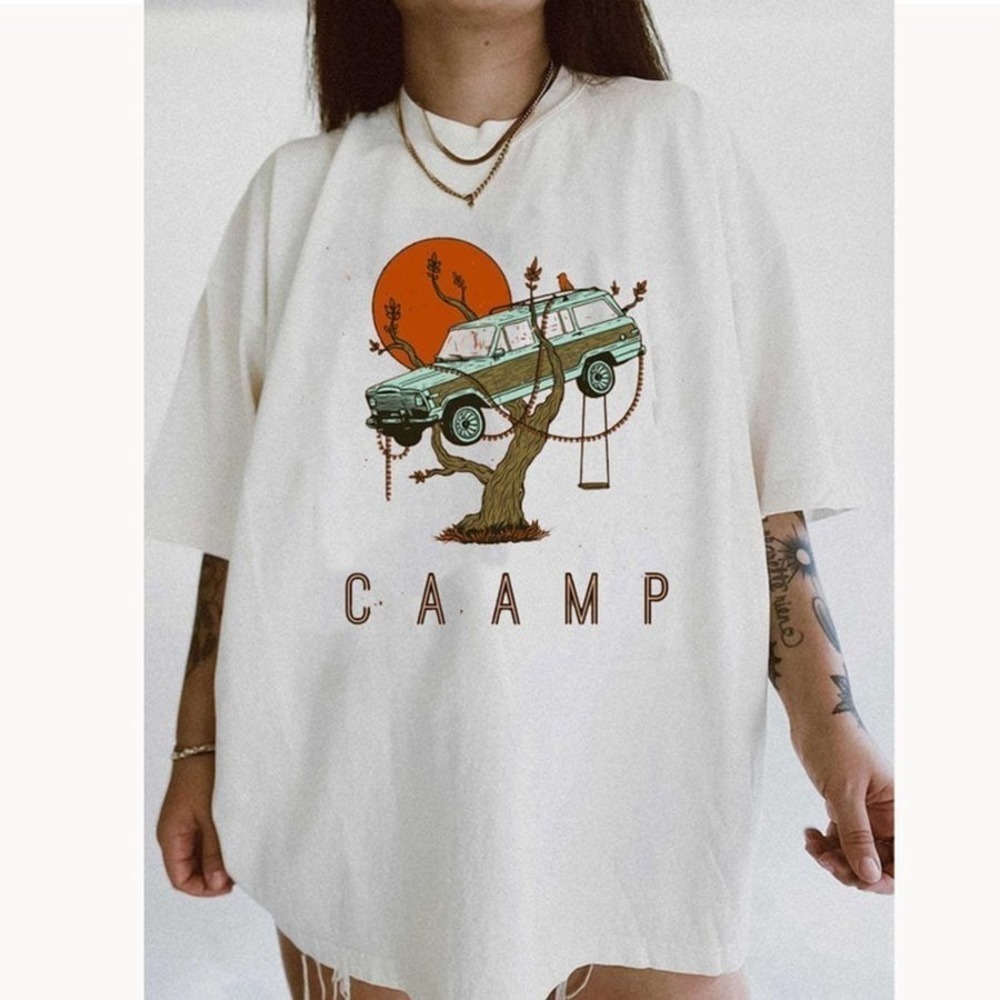 Caamp Tour  Tour Tshirt Caamp Car Tee Shirt Caamp Tour Shirt